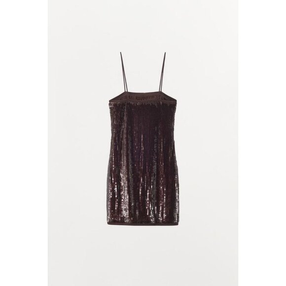 ZARA SHORT SEQUIN DRESS - Picture 5 of 6